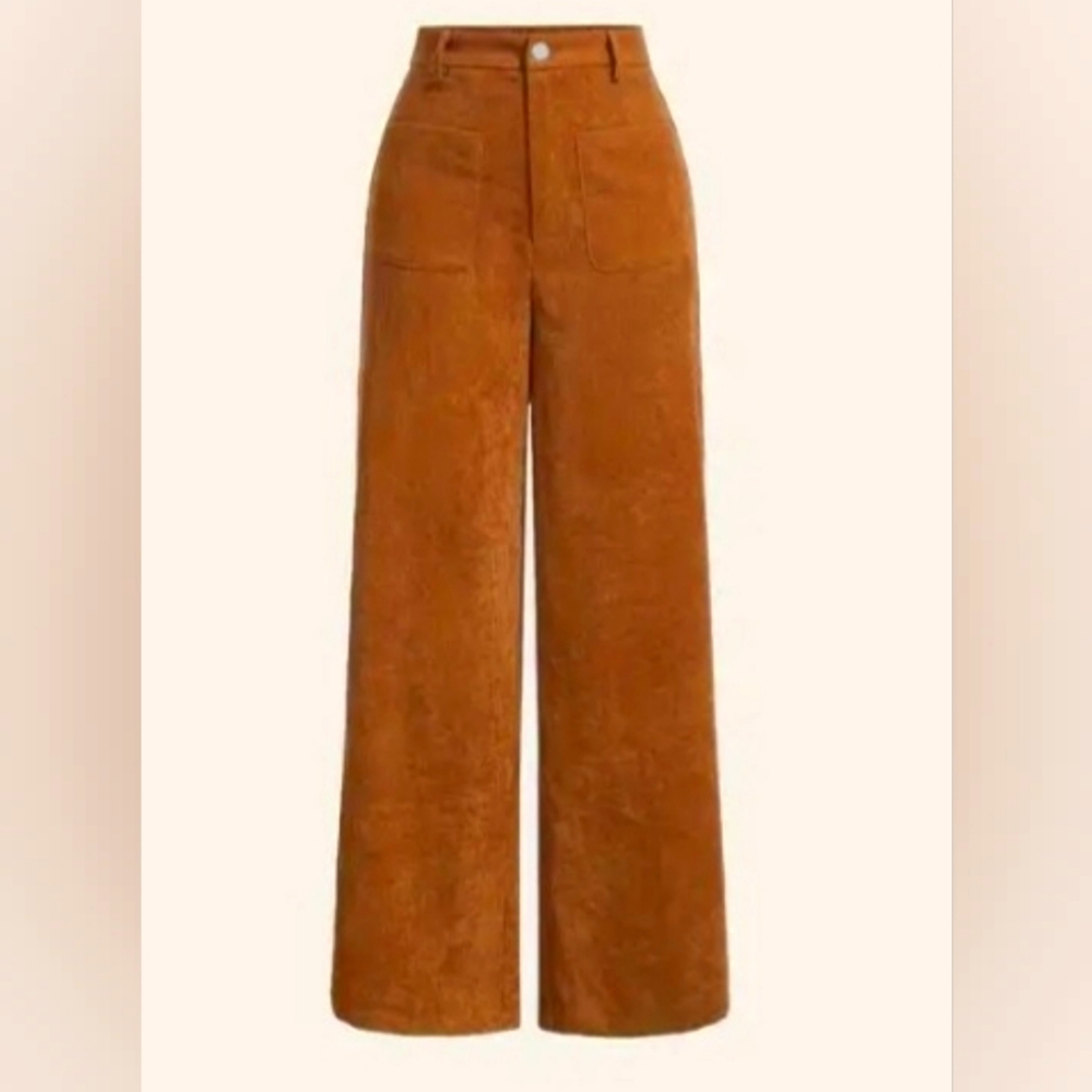 Soft..high rise..corduroy pants